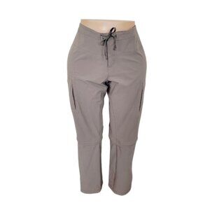 Mountain Hardwear Women's Taupe Convertible Camp Cargo Pants Size 14